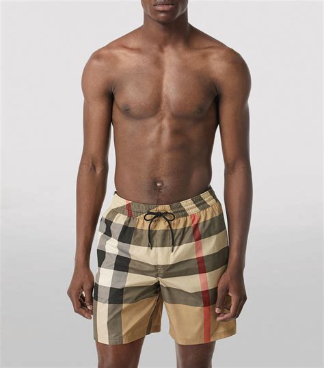 mens burberry swim shorts